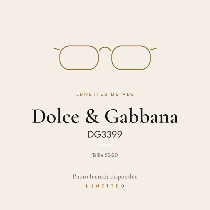 Lunettes de vue Dolce & Gabbana DG3399
