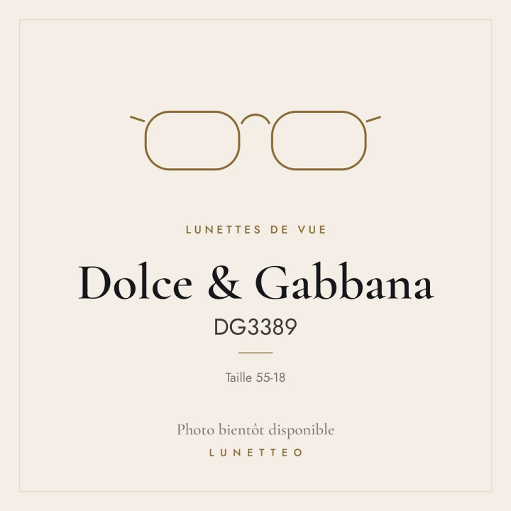Lunettes de vue Dolce & Gabbana DG3389