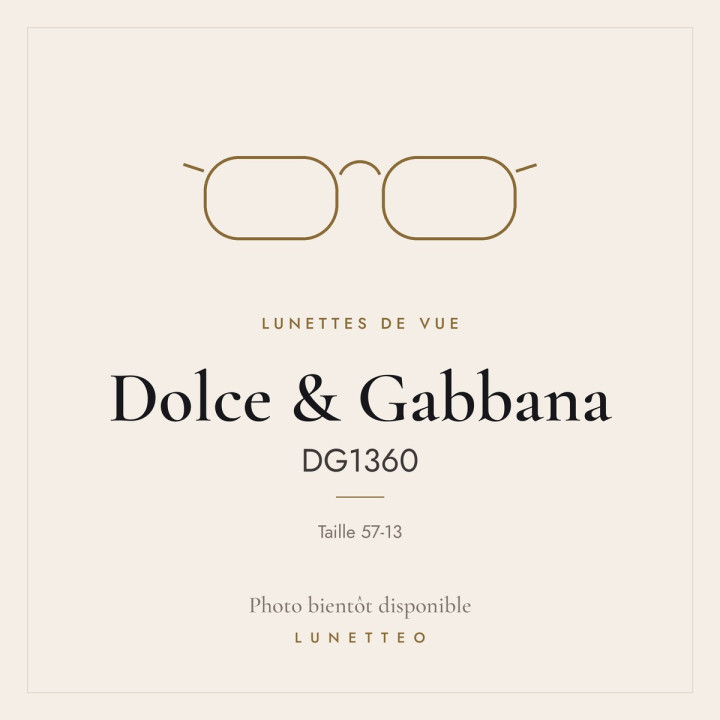 Lunettes de vue Dolce & Gabbana DG1360