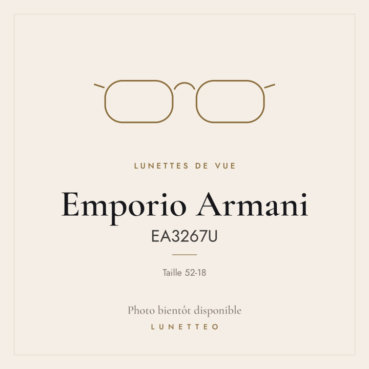 Lunettes de vue Emporio Armani EA3267U