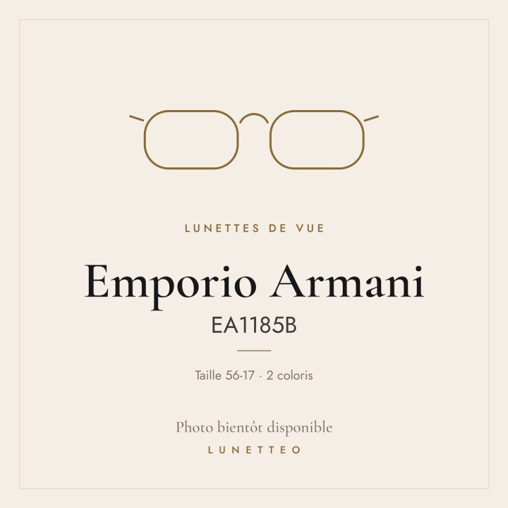 Lunettes de vue Emporio Armani EA1185B