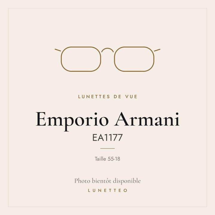 Lunettes de vue Emporio Armani EA1177