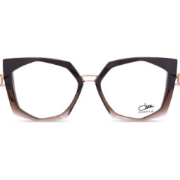 Cazal 5014 002 aubergine-rosé or - vue de face