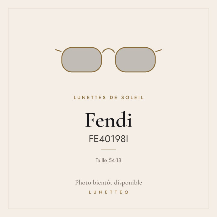 Lunettes de soleil Fendi FE40198I