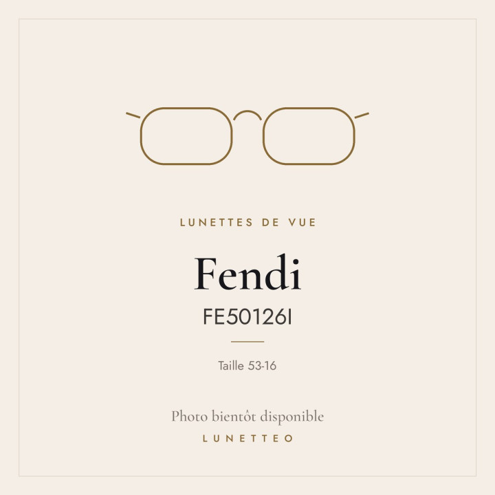 Lunettes de vue Fendi FE50126I