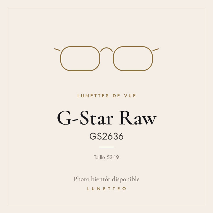 Lunettes de vue G-Star Raw GS2636