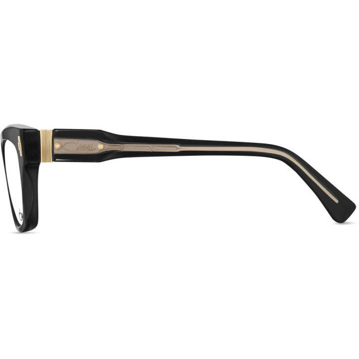 Cazal 5019 001 noir-or - vue de profil