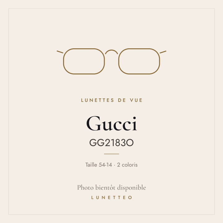 Lunettes de vue Gucci GG2183O