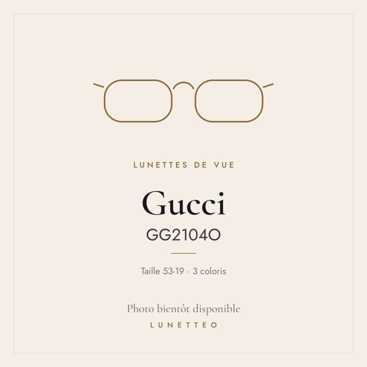 Lunettes de vue Gucci GG2104O