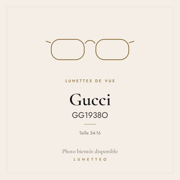 Lunettes de vue Gucci GG1938O