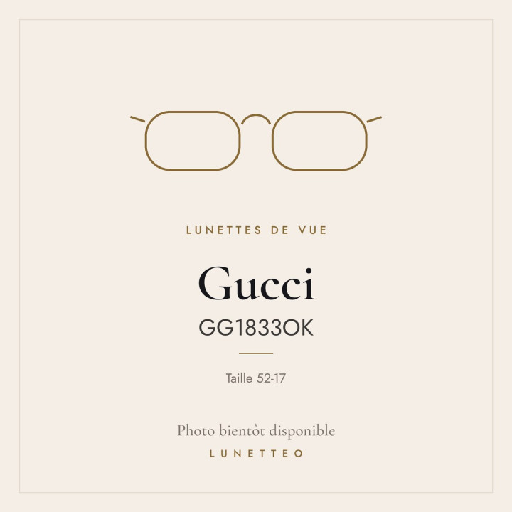 Lunettes de vue Gucci GG1833OK