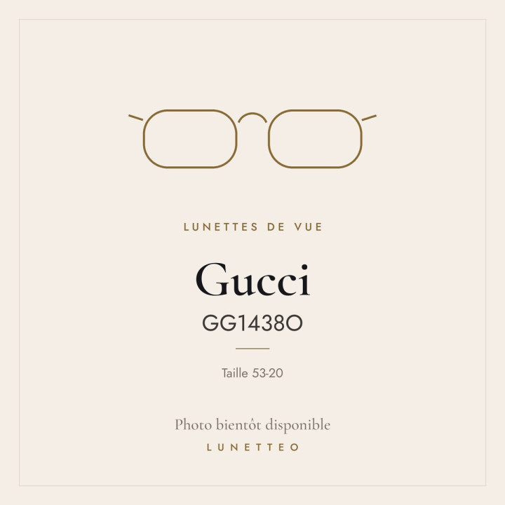 Lunettes de vue Gucci GG1438O