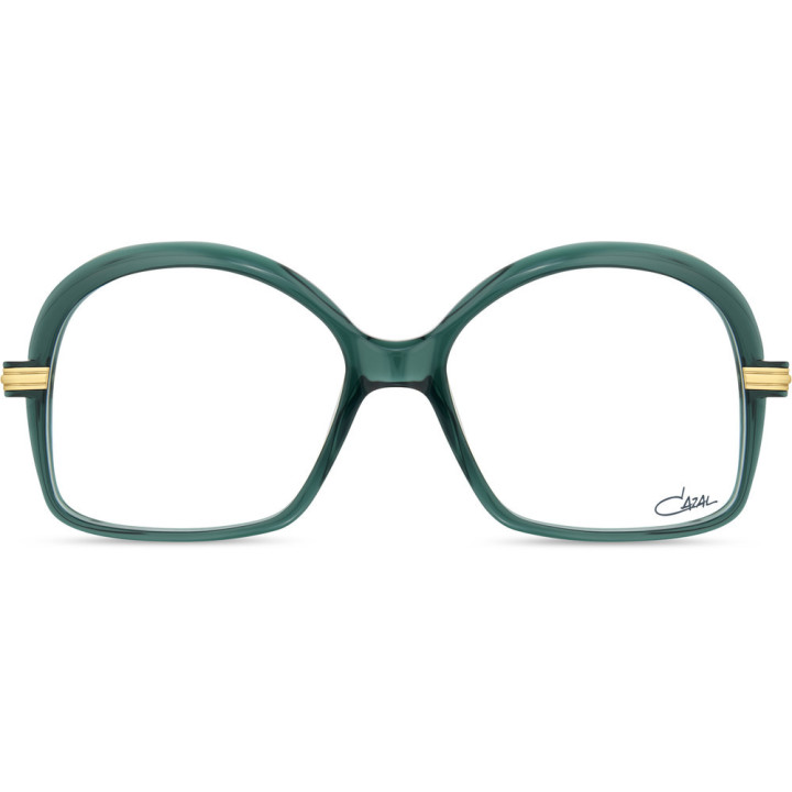 Cazal 5022 003 vert foncé-rosé or - vue de face