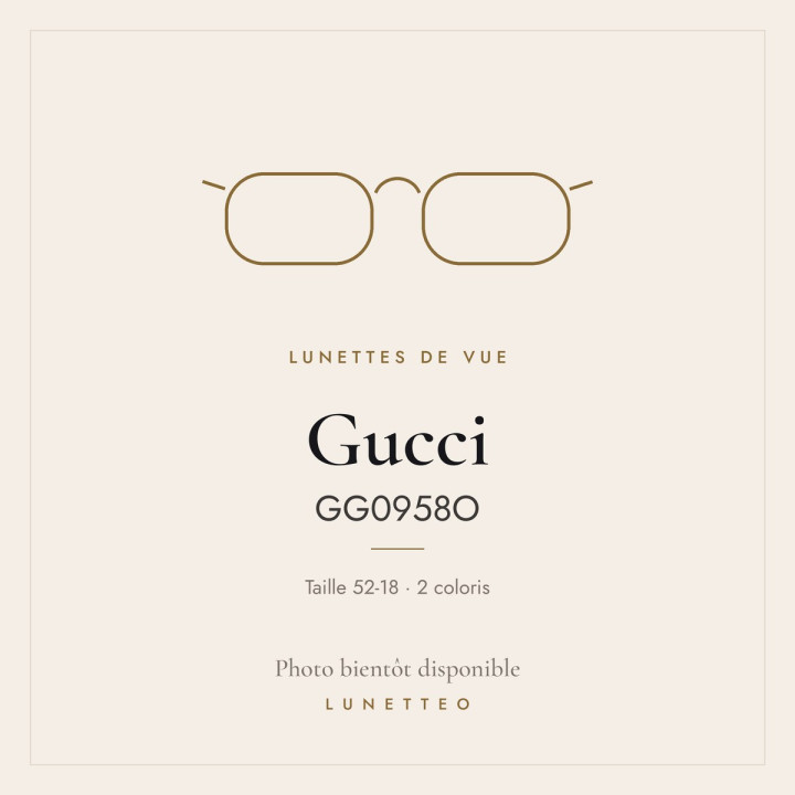 Lunettes de vue Gucci GG0958O