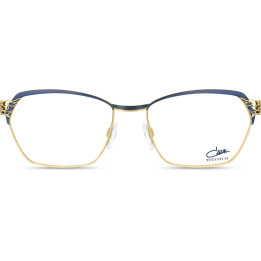 Cazal 1301 001 bleu marine-or - vue de face