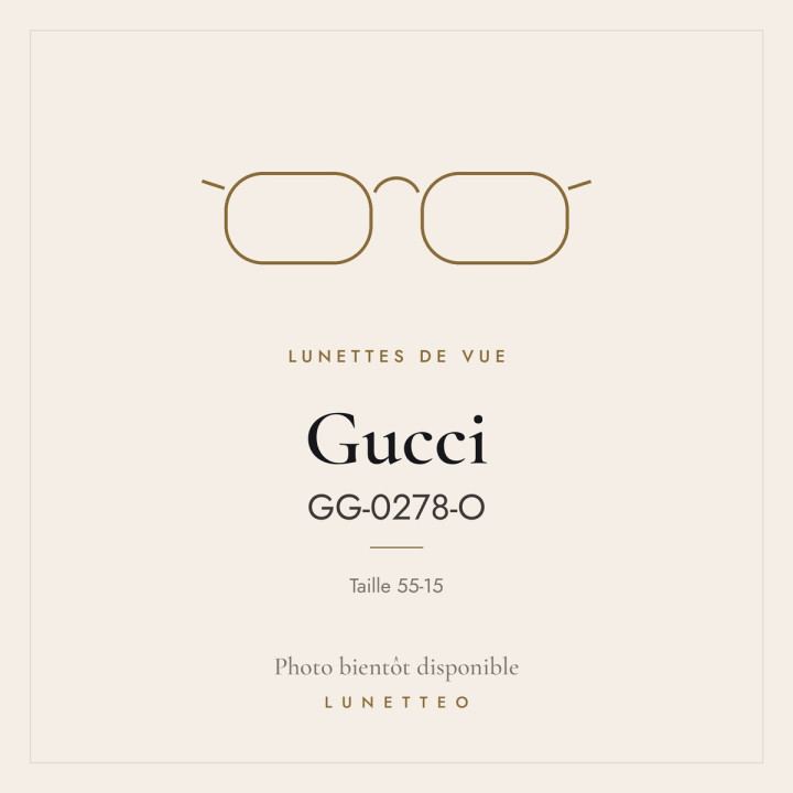 Lunettes de vue Gucci GG-0278-O