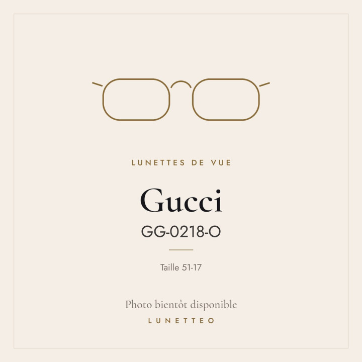 Lunettes de vue Gucci GG-0218-O
