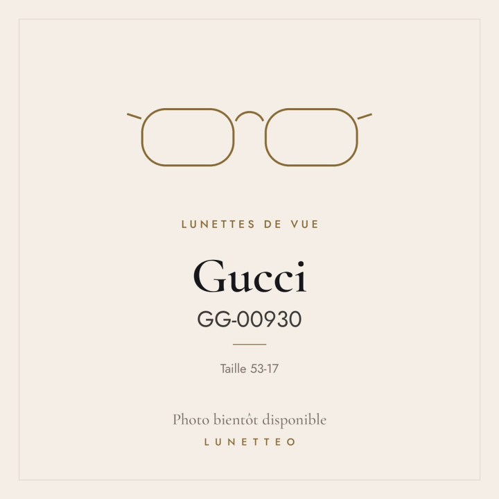Lunettes de vue Gucci GG-00930