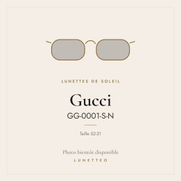 Lunettes de soleil Gucci GG-0001-S-N