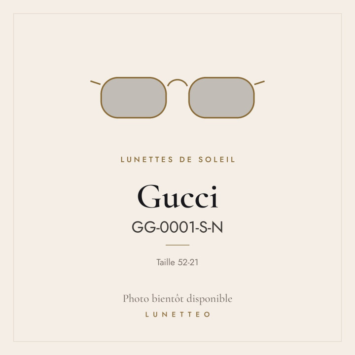Lunettes de soleil Gucci GG-0001-S-N