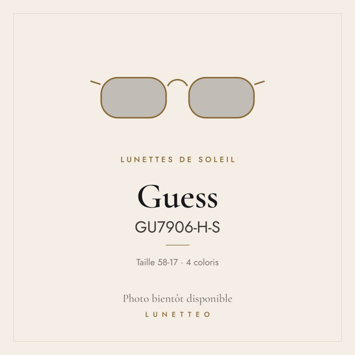 Lunettes de soleil Guess GU7906-H-S