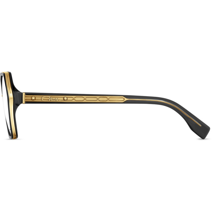 Cazal 5025 001 noir-or - vue de profil