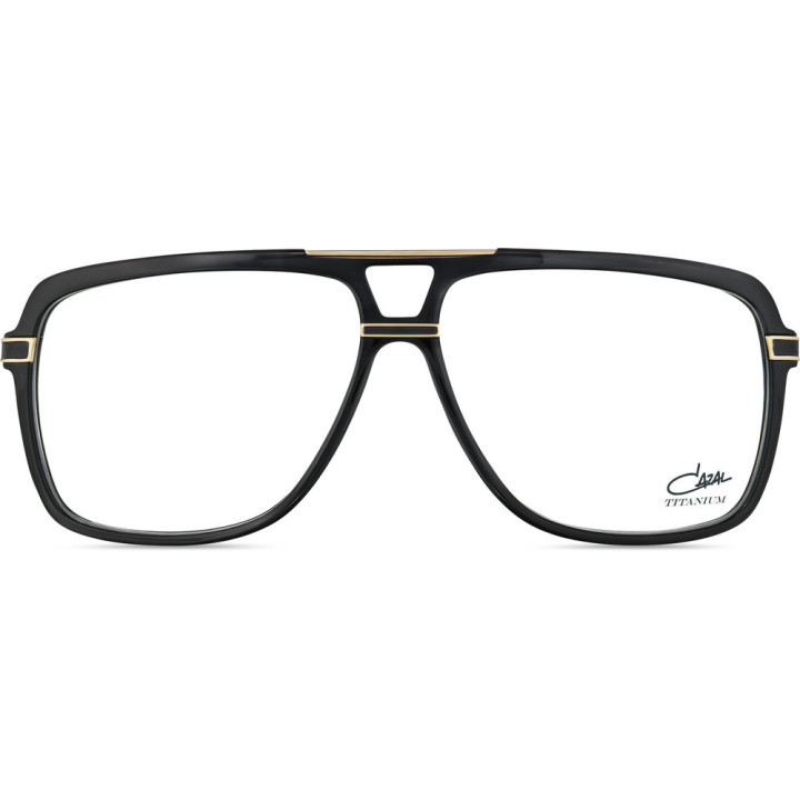 Cazal 6018 001 noir-or - vue de face