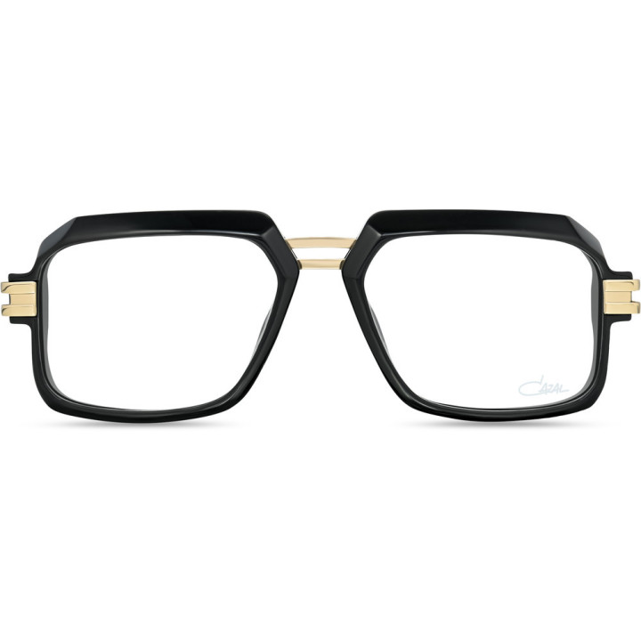 Cazal 6004 001 noir-or - vue de face