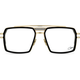 Cazal 6033 001 noir-or - vue de face