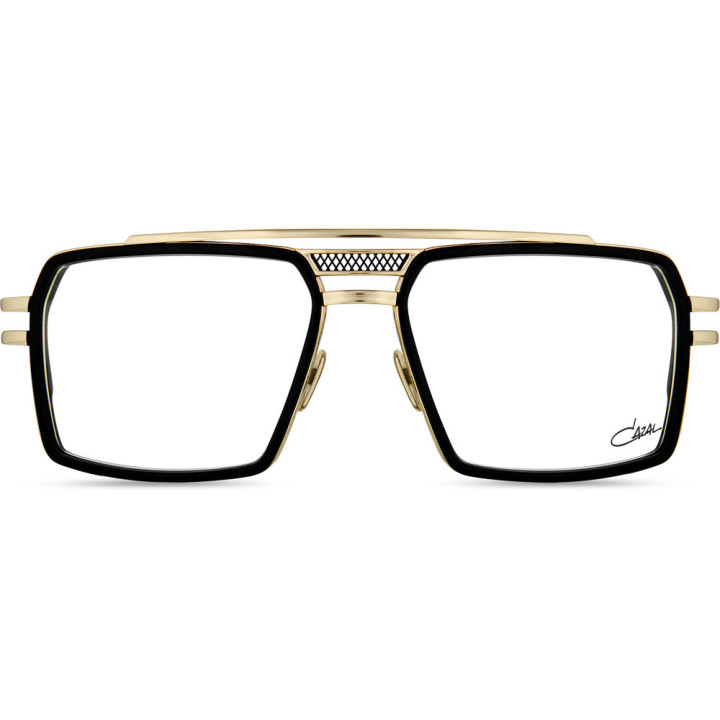 Cazal 6033 001 noir-or - vue de face