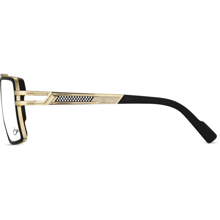 Cazal 6033 001 noir-or - vue de profil