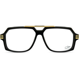 Cazal 6034 001 noir-or - vue de face