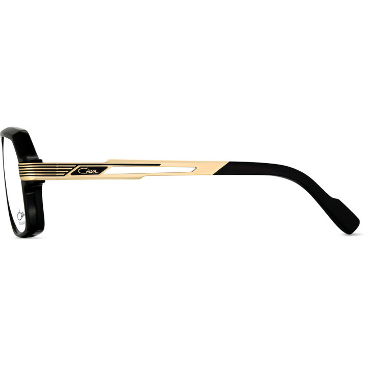 Cazal 6034 001 noir-or - vue de profil