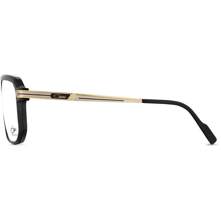 Cazal 6035 001 noir-or - vue de profil