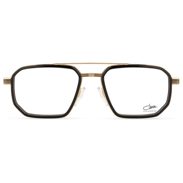 Cazal 6036 001 noir-or - vue de face