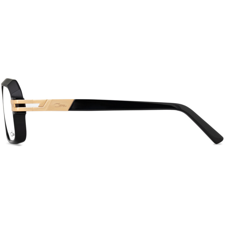 Cazal 6037 001 noir-or - vue de profil