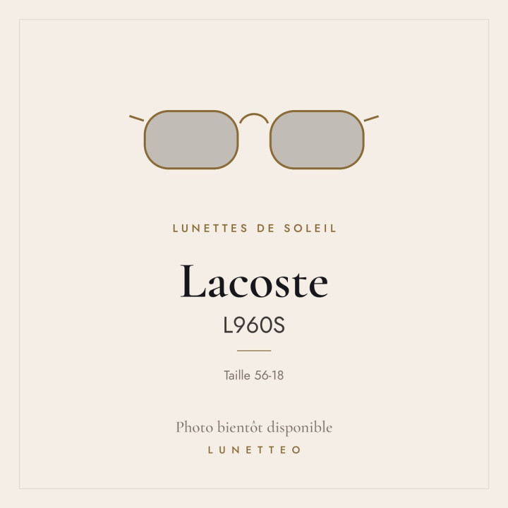Lunettes de soleil Lacoste L960S