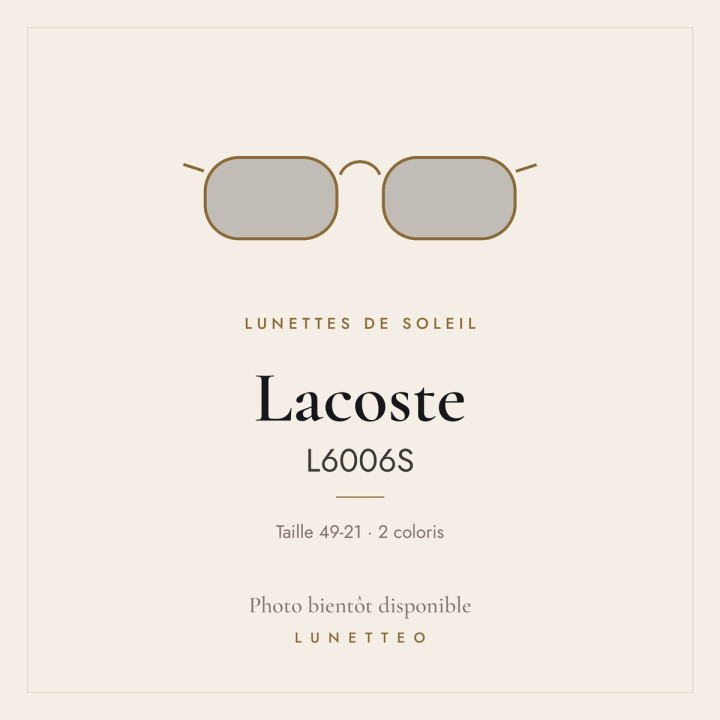 Lunettes de soleil Lacoste L6006S