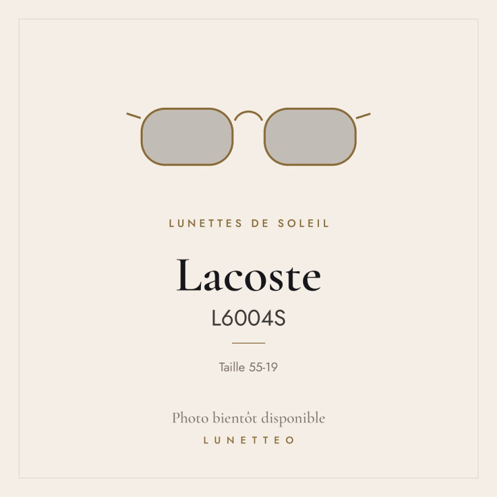 Lunettes de soleil Lacoste L6004S