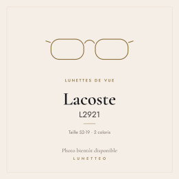 Lunettes de vue Lacoste L2921