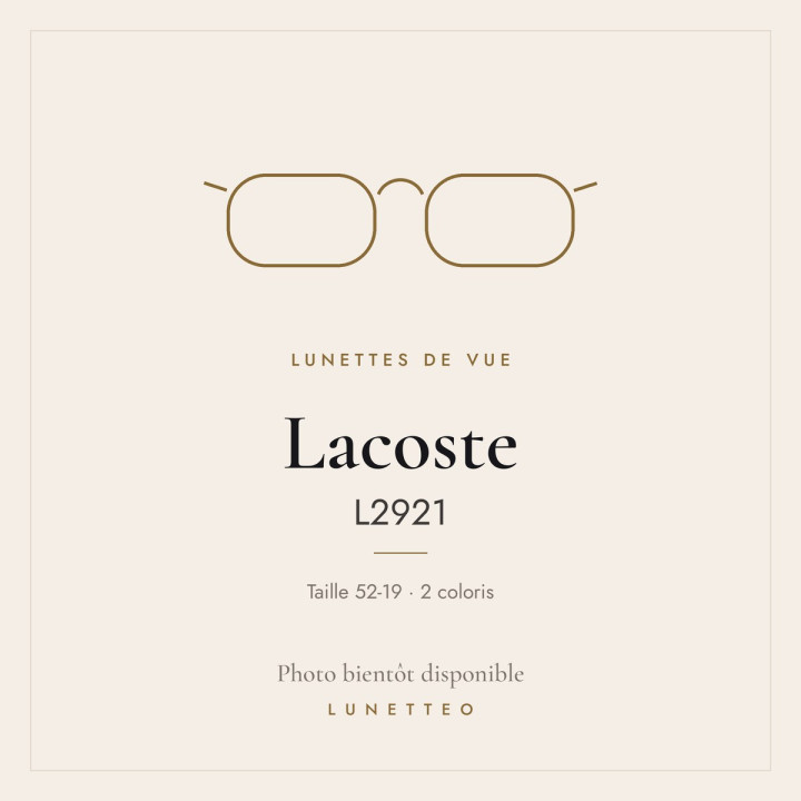 Lunettes de vue Lacoste L2921