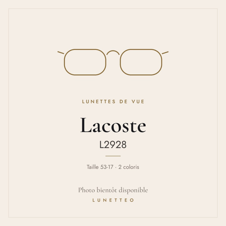 Lunettes de vue Lacoste L2928