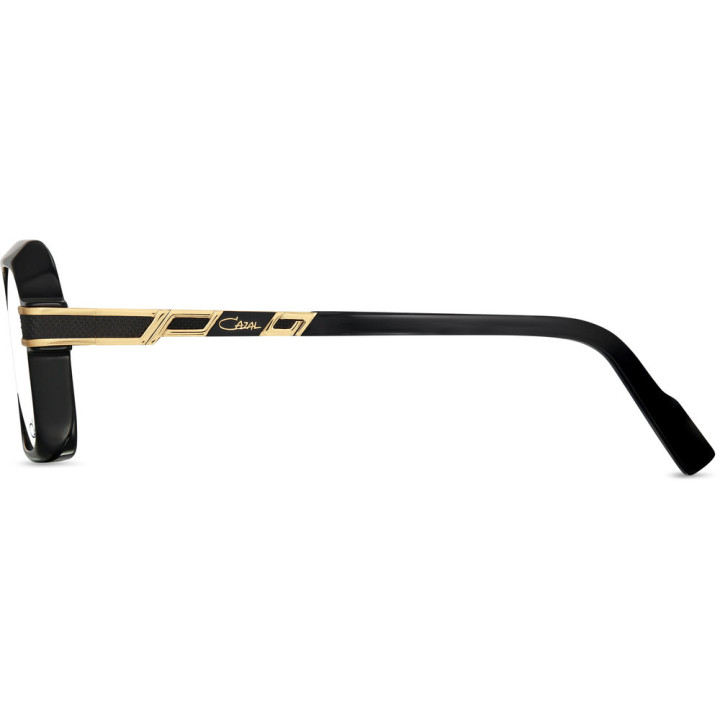 Cazal 6040 001 noir-or - vue de profil