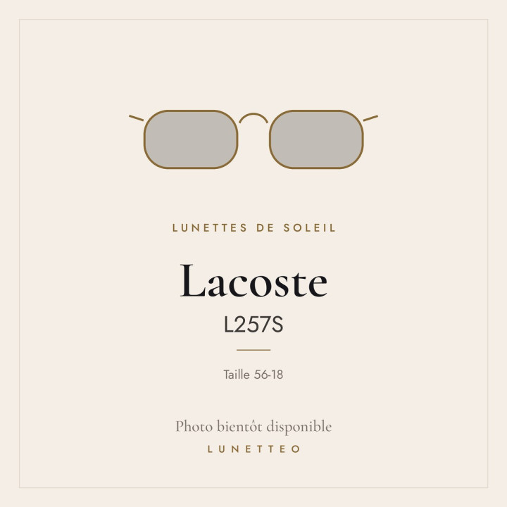 Lunettes de soleil Lacoste L257S