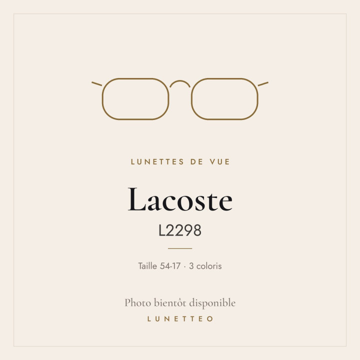 Lunettes de vue Lacoste L2298