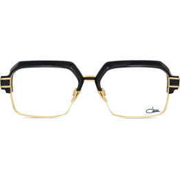Cazal 6041 001 noir-or - vue de face