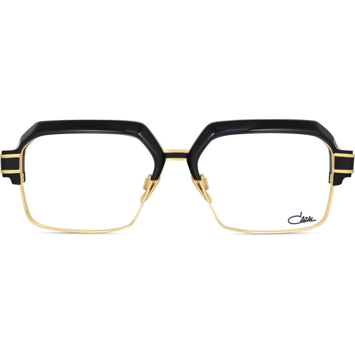 Cazal 6041 001 noir-or - vue de face