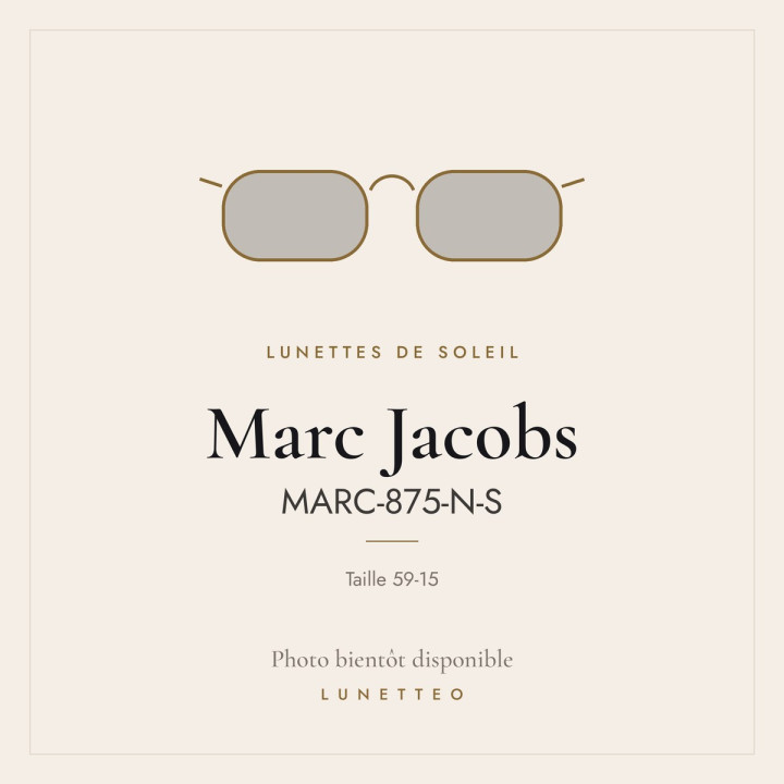 Lunettes de soleil Marc Jacobs MARC-875-N-S