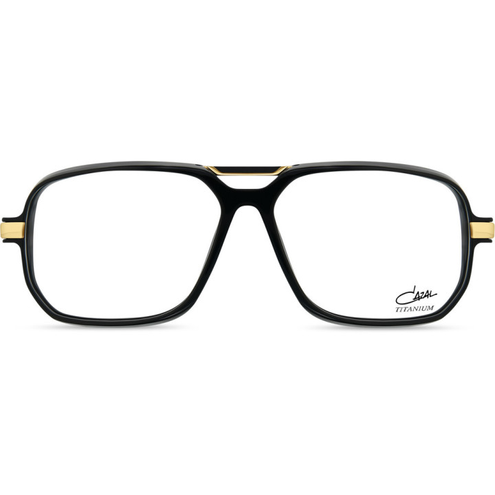 Cazal 6042 001 noir-or - vue de face