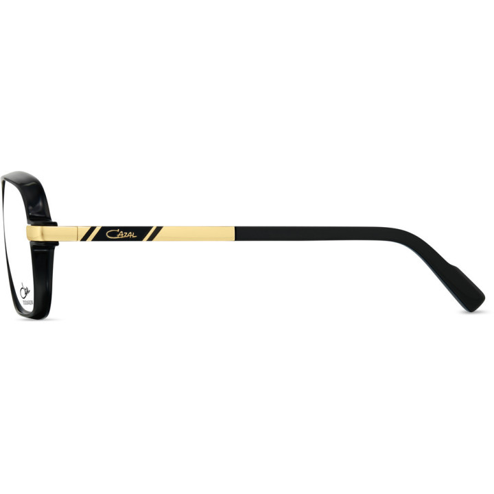Cazal 6042 001 noir-or - vue de profil